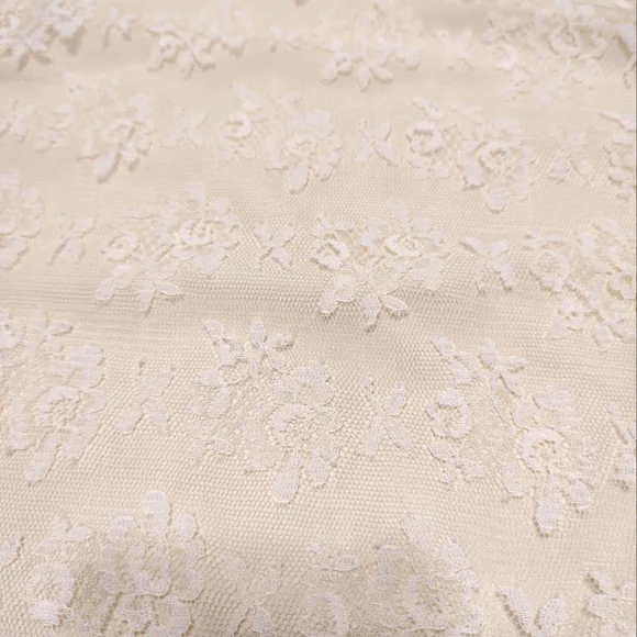 🔸💛🔸Divine Vintage 50's Buttercup Yellow Floral Lace & Satin Bow Slip - S/M - Picture 11 of 16